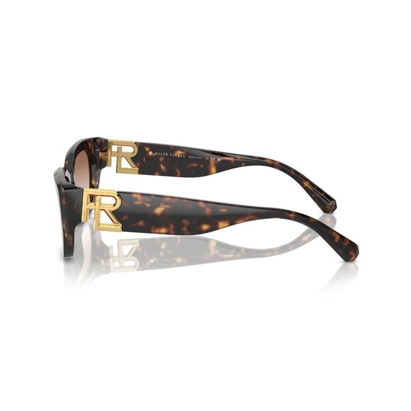 New RALPH LAUREN The Bridget Havana Cat Eye RL8222 5003/13 Sunglasses Women - Picture 3 of 6